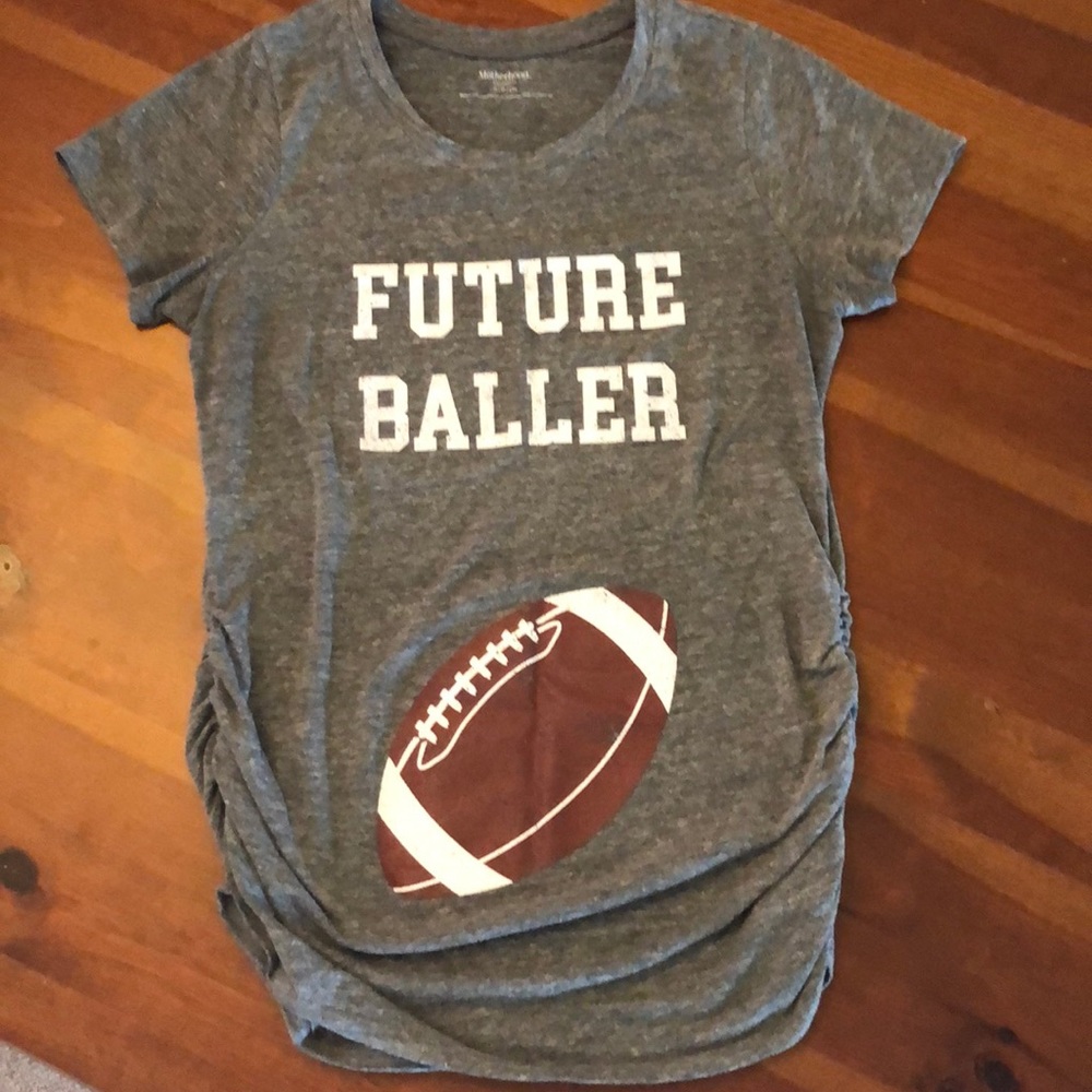 Motherhood maternity “future baller” shirt